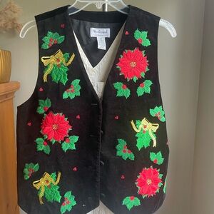 Westbound Black and Cream Vest